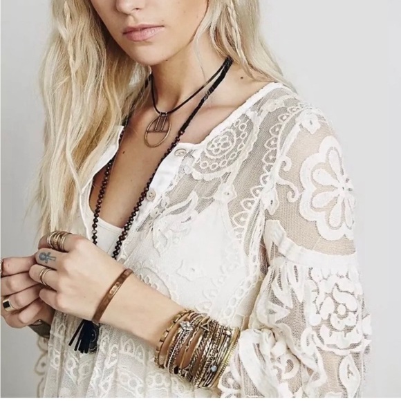 Jen’s Pirate Booty x Free People El Sol dress XS Fairy Core Little White Dress - Picture 6 of 11